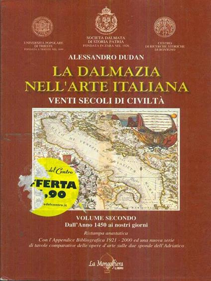 La Dalmazia nell'arte italiana II - Alessandro Dudan - copertina