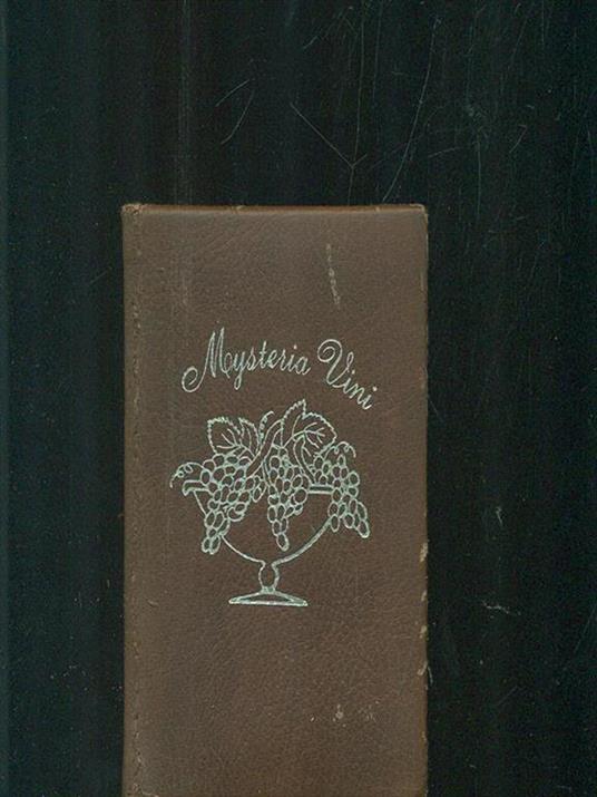 Mysteria Vini - Marcello Coronini - copertina