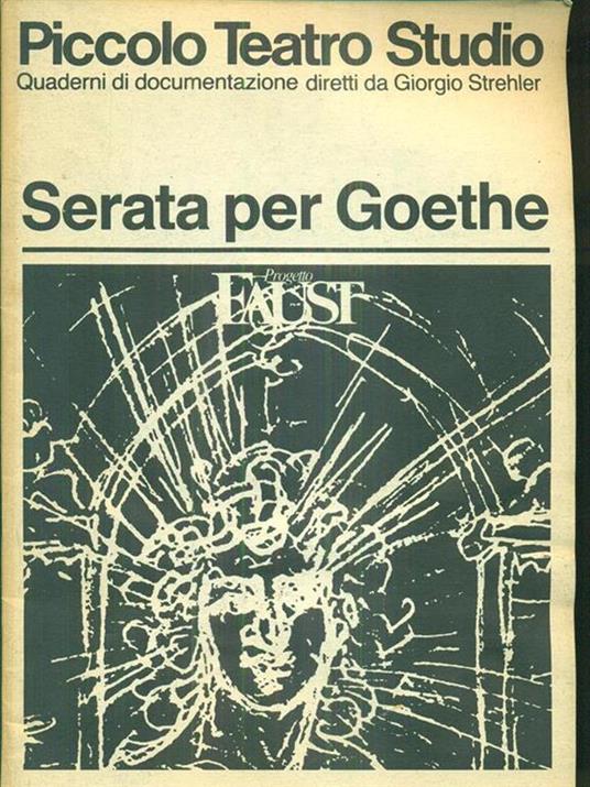 Serata per Goethe - copertina