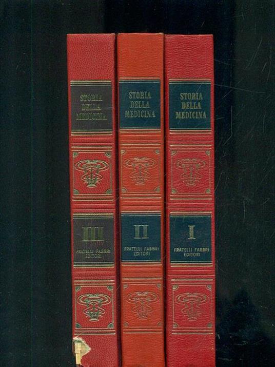 Storia della medicina. 3 vv - copertina