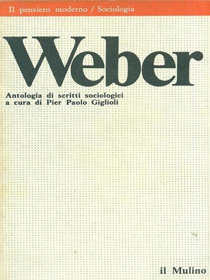 Weber - P. Paolo Giglioli - copertina