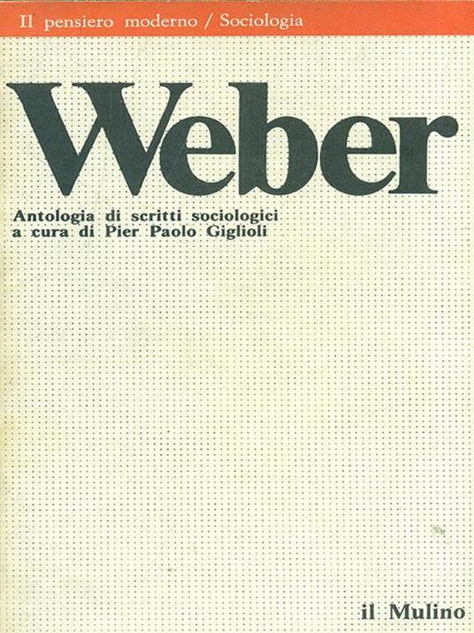 Weber - P. Paolo Giglioli - copertina