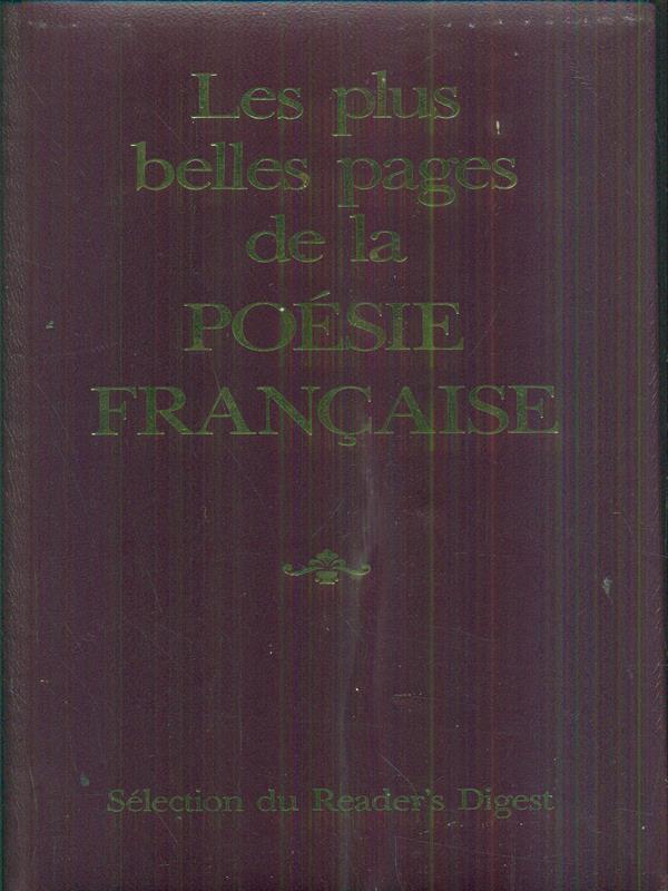 Les plus belles pages de la poesie française