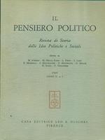 Il Pensiero politico 1969 / anno II. 1