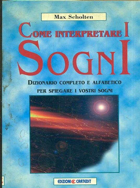 Come interpretare i sogni - Max Scholten - copertina