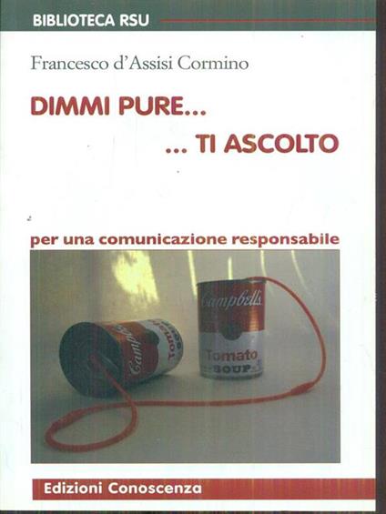Dimmi pure. Ti ascolto - copertina