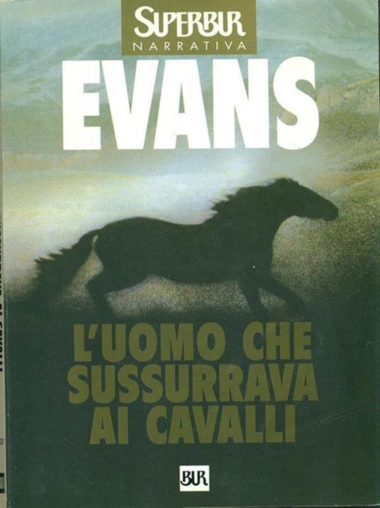 L' uomo che sussurrava ai cavalli - Nicholas Evans - copertina