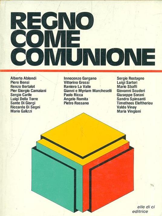 Regno come comunione - copertina