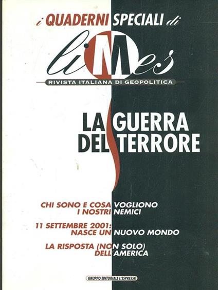 I quaderni speciali di Limes. La guerra del terrore - copertina