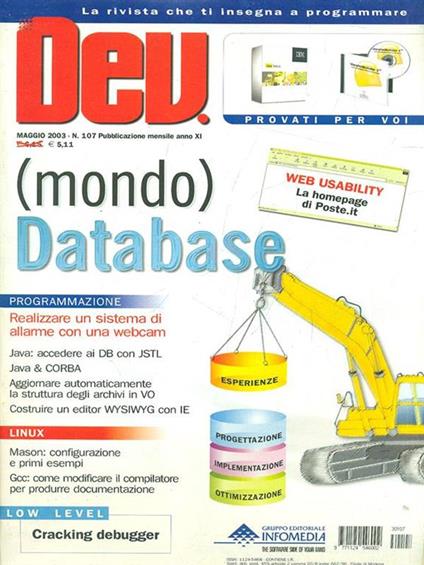 DEV. N. 107/Maggio 2003 - copertina