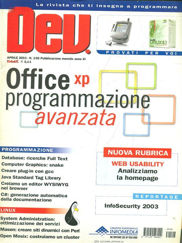 DEV. N. 106 / Aprile 2003
