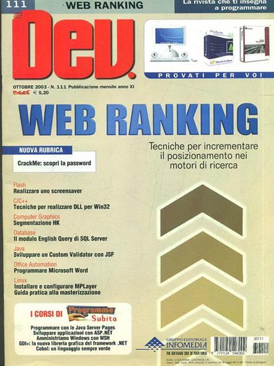Dev. N. 111/Ottobre 2003 - copertina