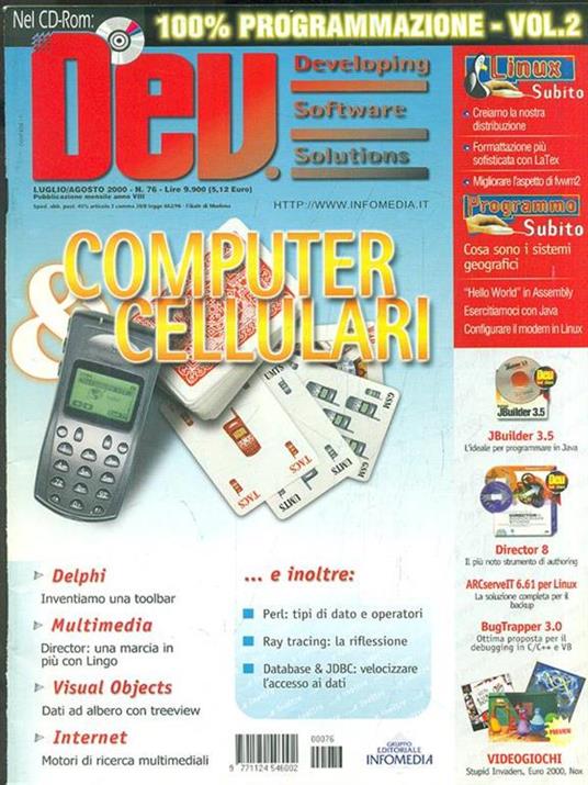 DEV. n. 76/Luglio agosto 2000 - copertina