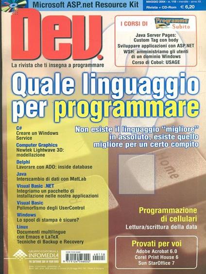 DEV. N. 118/Maggio 2004 - copertina