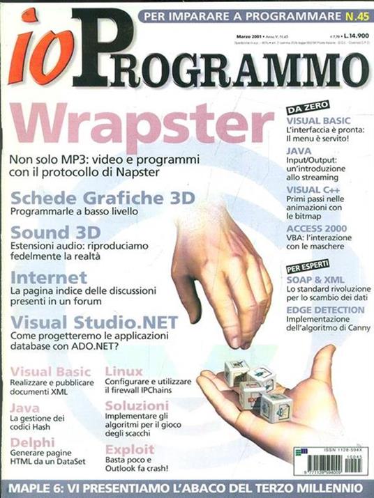 Io Programmo N. 45/Marzo 2001 - copertina