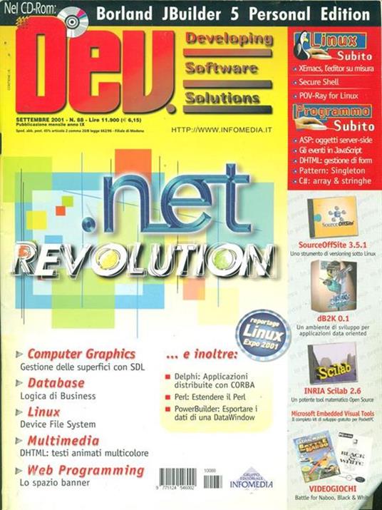 Dev. N. 88/settembre 2001 - copertina
