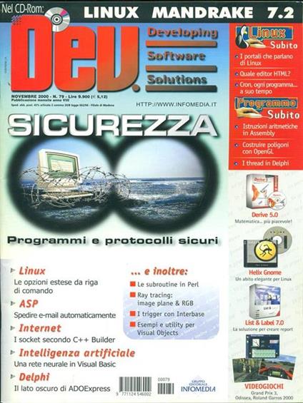 Dev. N. 79/novembre 2000 - copertina