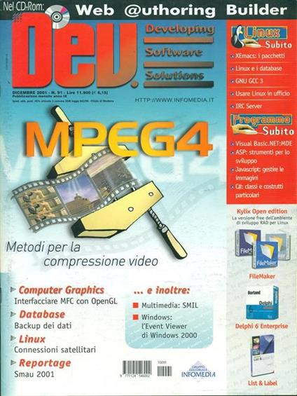 Dev. N. 91/dicembre 2001 - copertina