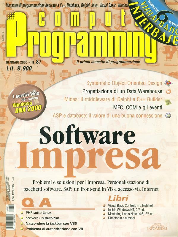 Computer Programming n. 87/gennaio 2000