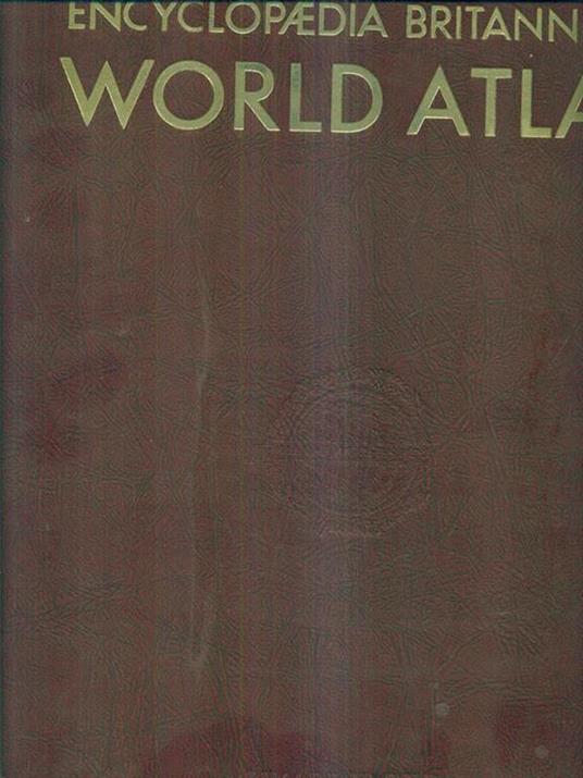 Encyclopaedia Britannica World Atlas - copertina