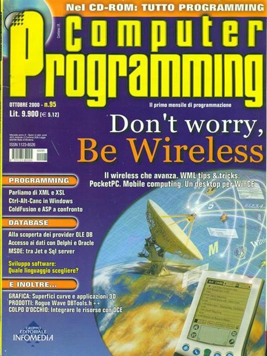Computer Programming n. 95/ottobre 2000 - copertina