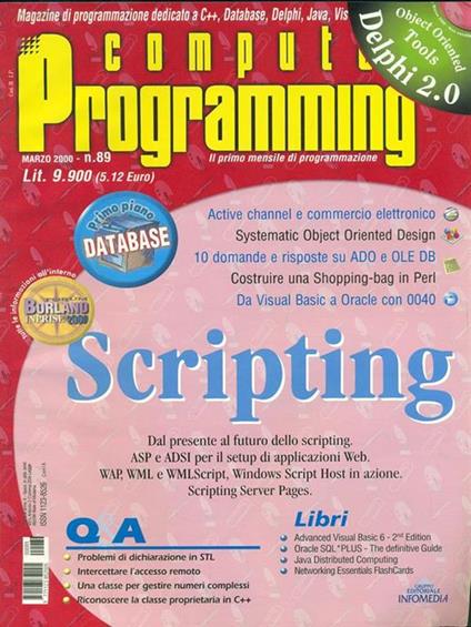 Computer Programming n. 89/marzo 2000 - copertina