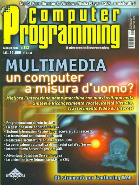 Computer Programming n. 103/giugno 2001 - copertina