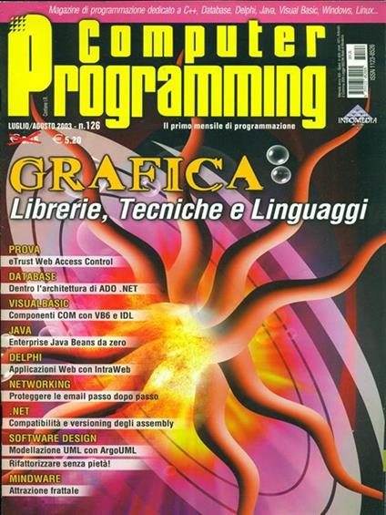 Computer Programming n. 126/luglio-agosto 2003 - copertina