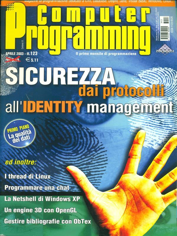 Computer Programming n. 123 / aprile 2003