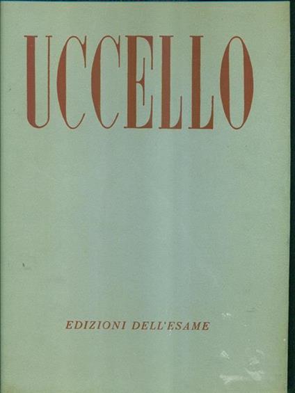Paulo Uccello - copertina