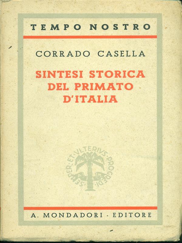 Sintesi storica del primato d'Italia