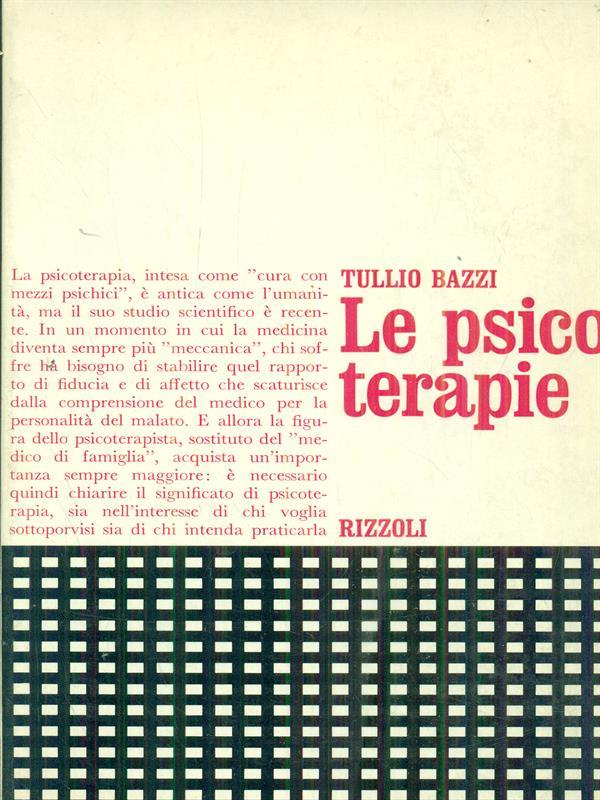 Le psicoterapie