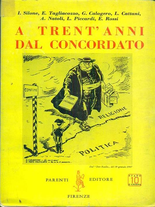 A trent'anni dal concordato - copertina