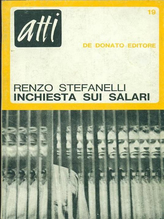 Inchiesta sui salari - Renzo Stefanelli - copertina