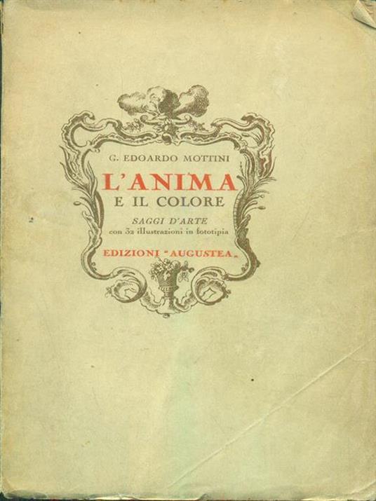 L' anima e il colore - Edoardo Mottini - copertina