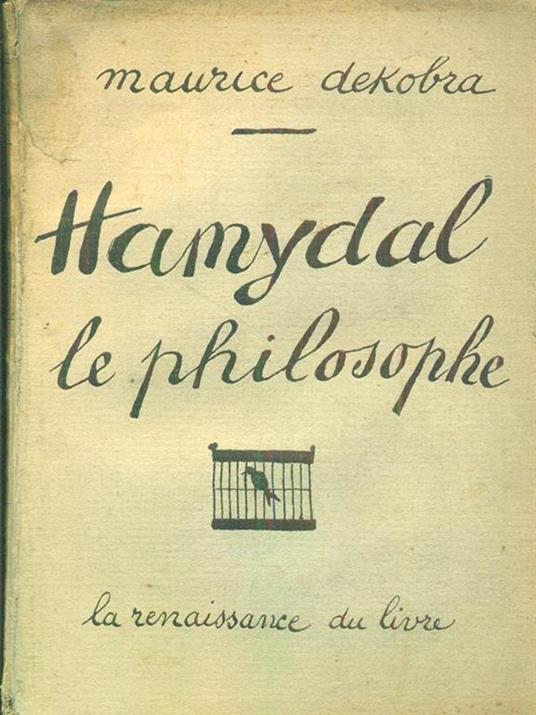 Hamydal le philosophe - Maurice Dekobra - copertina