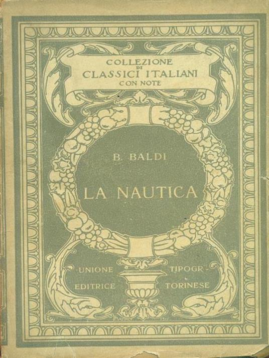 La nautica - Bernardino Baldi - copertina