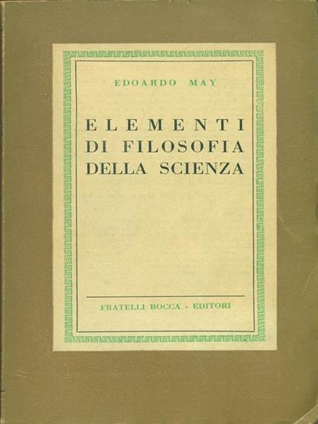 Elementi di filosofia della scienza - Etienne May - 3
