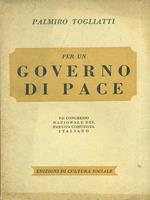 Per un governo di pace