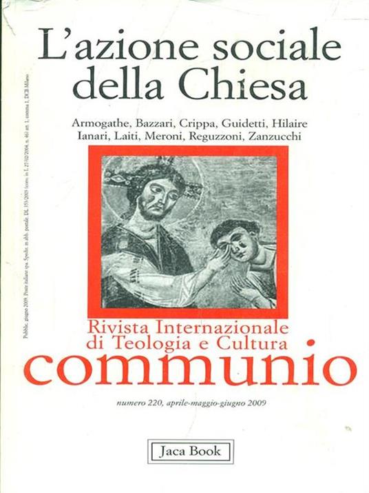 Communio N. 220/Aprile maggio giugno 2009 - copertina