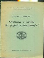 Scrittura e civiltà dei popoli extra europei
