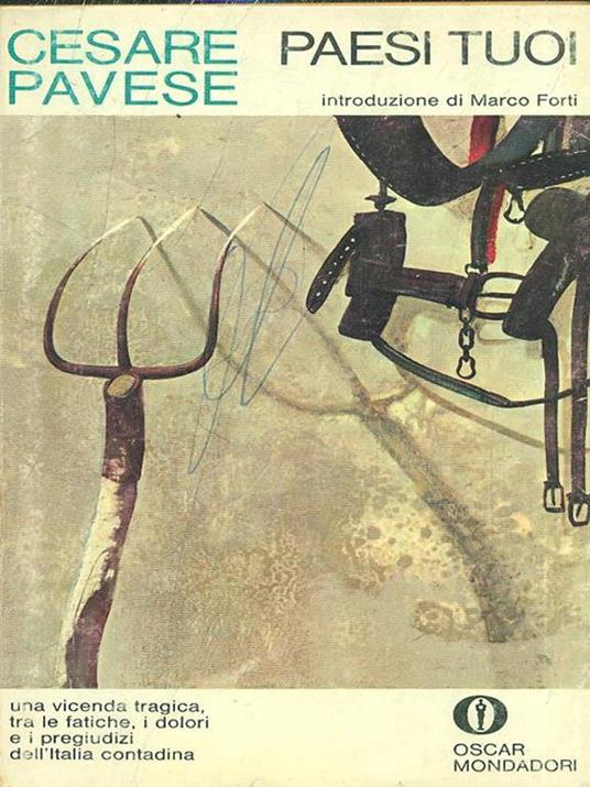 Paesi tuoi - Cesare Pavese - copertina