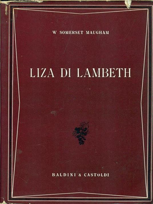 Liza di Lambeth  - W. Somerset Maugham - copertina