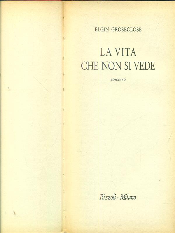 La vita che non si vede