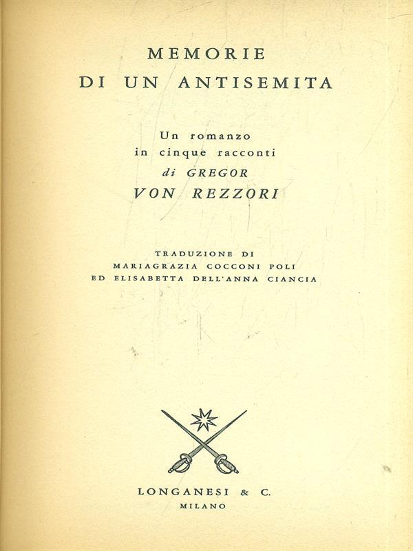 Memorie di un antisemita
