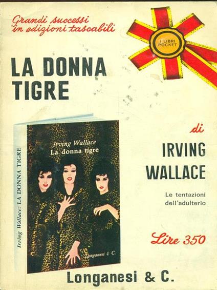 La donna tigre - Irving Wallace - copertina