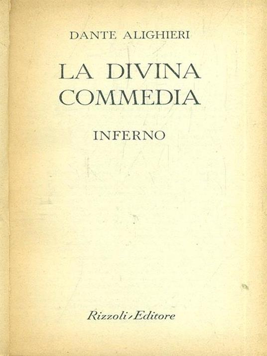 Inferno - Dante Alighieri - copertina