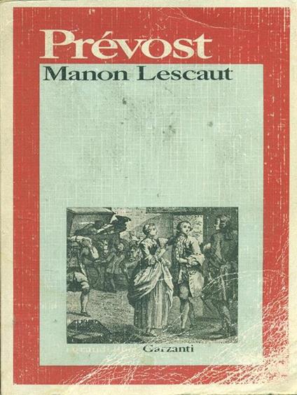 Manon Lescaut - Antoine-François Prévost - copertina