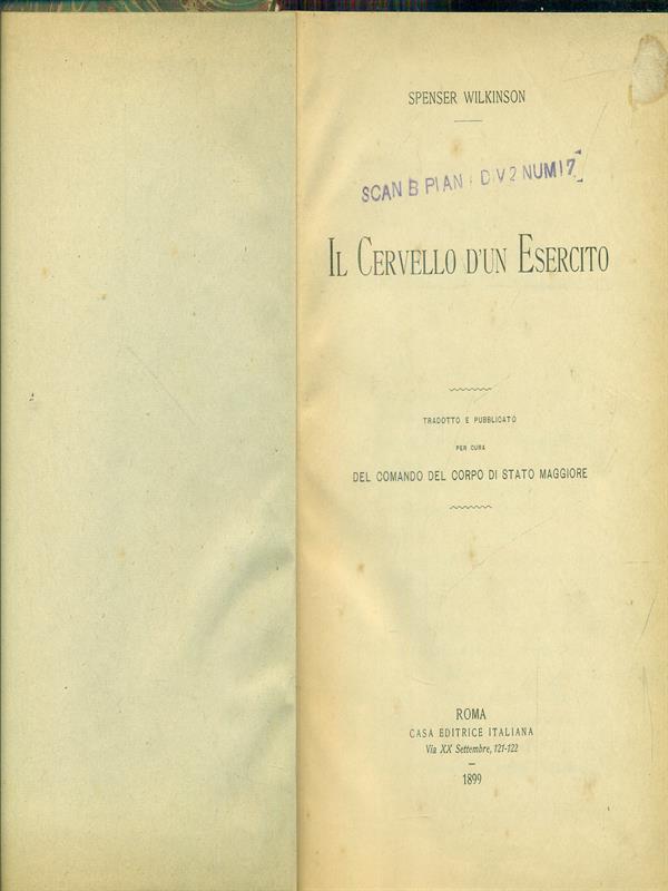 Il cervello d'un esercito