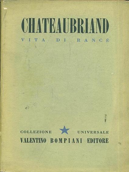 Vita di Rancè - copertina